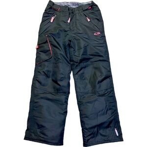 C9 Champion Black Snow Snowboard Ski Pants Medium 7-8 Boys Girls Kids Youth NEW